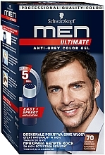 Düfte, Parfümerie und Kosmetik Anti-Grau Tönungsgel für Männer - Schwarzkopf Men Ultimate Anti Grey Colour Gel 