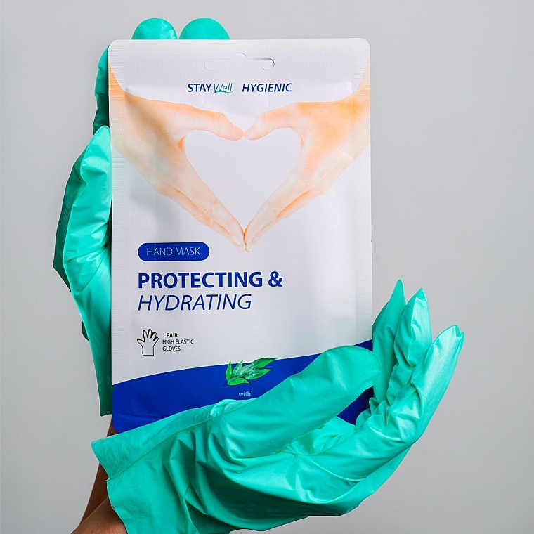 Feuchtigkeitsspendende und schützende Handmaske in Handschuh-Form mit Eukalyptusextrakt - Stay Well Protecting & Hydrating Hand Mask — Bild N3