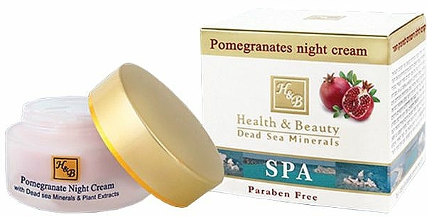 Anti-Aging Nachtcreme mit Granatapfelextrakt und Mineralien aus dem Toten Meer - Health And Beauty Pomegranates Night Cream — Bild N1