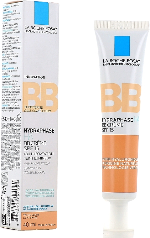 BB-Creme für das Gesicht - La Roche Posay Hydraphase BB Cream SPF15  — Bild N2