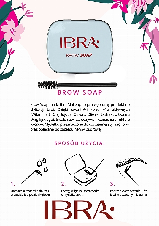 Modellierende Augenbrauenseife - Ibra Makeup Brow Soap — Bild N6