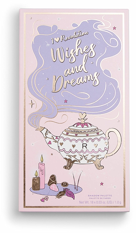 Lidschattenpalette - I Heart Revolution Book of Spells Wishes and Dreams Eyeshadow Palette — Bild N4