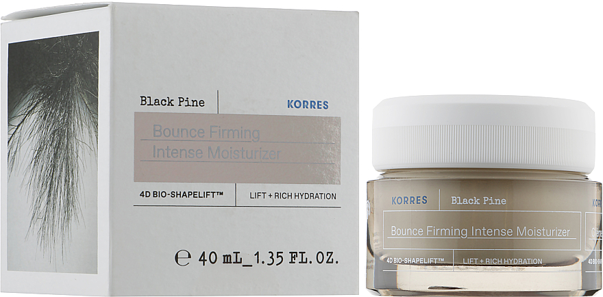 Lifting-Creme mit Schwarzkiefer für trockene Haut 4D - Korres Black Pine — Bild N2