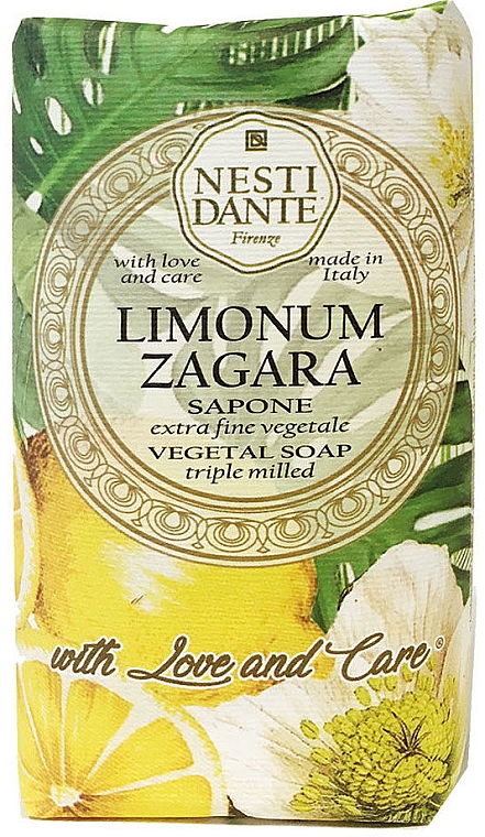 Naturseife Limonum Zagara - Nesti Dante Vegetable Soap Love and Care Collection — Bild N1