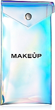 Düfte, Parfümerie und Kosmetik Kosmetiktasche für Stifte Holographic transparent 18x9 cm - MAKEUP