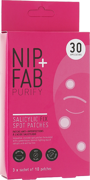 Gesichtspatches mit Salicylsäure - NIP+FAB Salicylic Fix Spot Patches — Bild N1