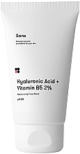 Düfte, Parfümerie und Kosmetik Gesichtsmaske mit Hyaluronsäure - Sane Hyaluronic Acid + Vitamin B5 Moisturizing Face Mask
