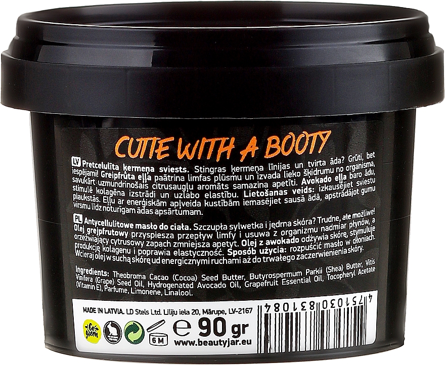 Anti-Cellulite Körperbutter mit Grapefruit und Avocadoöl - Beauty Jar Anti-Cellulite Body Butter — Bild N3