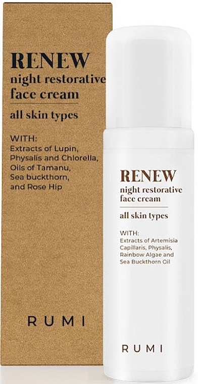 Revitalisierende Nachtcreme für das Gesicht - Rumi Renew Night Restorative Face Cream — Bild N1