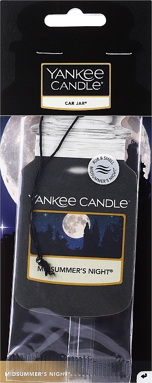 Papier-Lufterfrischer Midsummer's Night - Yankee Candle Single Car Jar Midsummer's Night — Bild N1