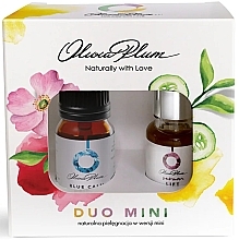 Düfte, Parfümerie und Kosmetik Set - Olivia Plum Duo Mini Set (Serum 15 ml + Öl 10 ml) 