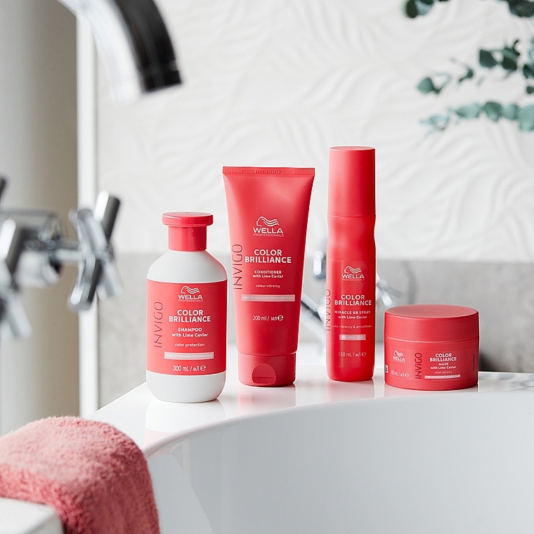 Schützendes Shampoo für feines bis normales, coloriertes Haar - Wella Professionals Invigo Color Brilliance Color Protection Shampoo — Bild N6
