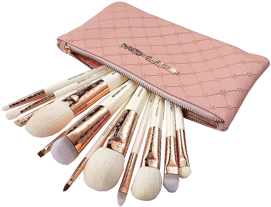 Make-up Pinselset 12-tlg. - Eigshow Luxe Series Classic Makeup Brush Kit Rose Gold — Bild N1