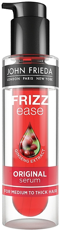 Haarserum mit Anti-Frizz-Wirkung und Hitzeschutz - John Frieda Frizz Ease Original 6 Effects Serum