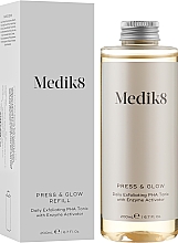 Peeling-Toner mit PHA und Enzymaktivator - Medik8 Press & Glow (Refill) — Bild N2