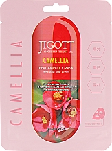 Düfte, Parfümerie und Kosmetik Ampullenmaske Kamelie - Jigott Camellia Real Ampoule Mask