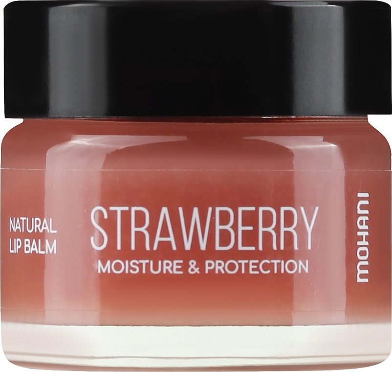 Feuchtigkeitsspendender und schützender Lippenbalsam mit Erdbeergeschmack - Mohani Strawberry Moisturizing And Protecting Lip Balm — Bild N1