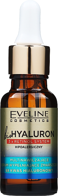 Feuchtigkeitsspendendes Gesichtsserum mit Retinol - Eveline Cosmetics BioHyaluron 3x Retinol System Serum — Bild N2