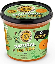 Tonisierendes natürliches Körperpeeling mit Bio Zitrusextrakten und Vitamin C - Planeta Organica C+Citrus Body Scrub — Bild N1