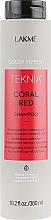 Farbauffrischendes Shampoo für rot gefärbtes Haar - Lakme Teknia Color Refresh Coral Red — Bild N1