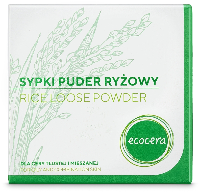 Mattierender Reispuder für das Gesicht - Ecocera Rice Face Powder — Bild N5
