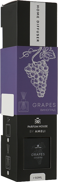 Raumerfrischer Traube - Parfum House by Ameli Homme Diffuser Grapes — Bild N1