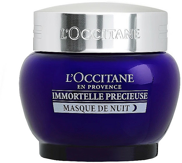 Anti-Falten Nachtmaske mit Hyaluronsäure - L'Occitane Immortelle Precieuse Overnight Mask — Bild N1