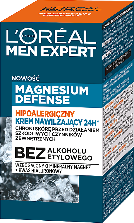 Hypoallergene Gesichtscreme mit Hyaluronsäure - L'Oreal Paris Men Expert Magnesium Defense — Bild N3