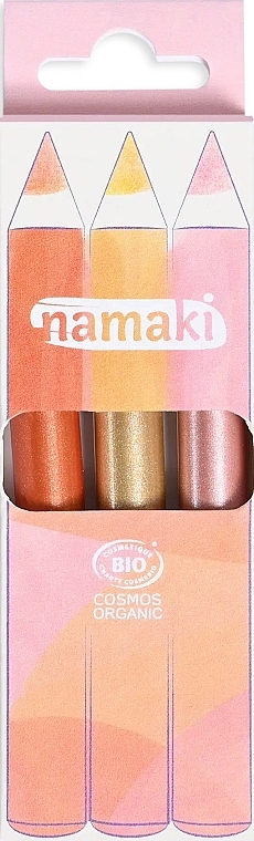 Set mit Glitzerstiften zum Ausmalen des Gesichts - Namaki Cosmos Organic Sunshine (f/paint/3 x 2,1 g) — Bild N1