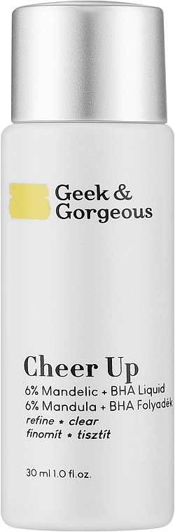 Peeling für Mischhaut - Geek & Gorgeous Cheer Up 6% Mandelic + BHA Liquid — Bild N1