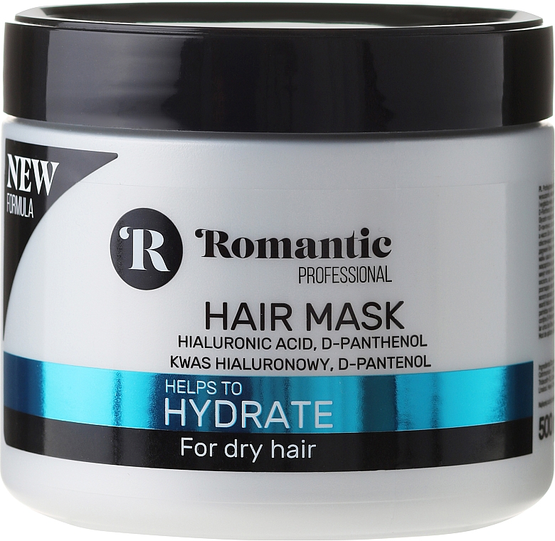 Feuchtigkeitsspendende Haarmaske mit Hyaluronsäure und D-Panthenol für trockenes Haar - Romantic Professional Hydrate Hair Mask — Bild N3