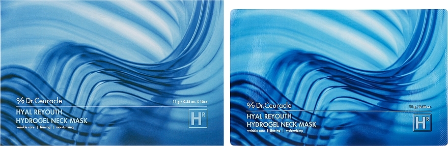 Feuchtigkeitsspendende Hydrogel-Nackenmaske - Dr.Ceuracle Hyal Reyouth Hydrogel Neck Mask — Bild N2