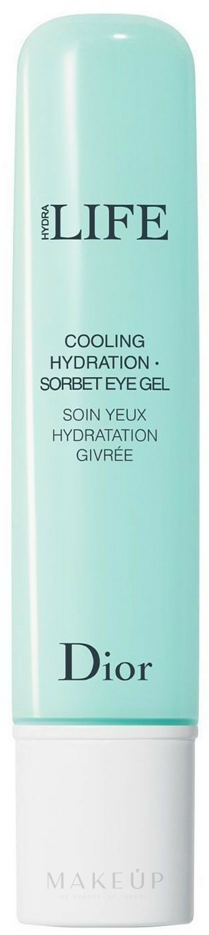 Feuchtigkeitsspendendes kühlendes Augengel - Dior Hydra Life Cooling Hydration Sorbet Eye Gel — Foto 15 ml