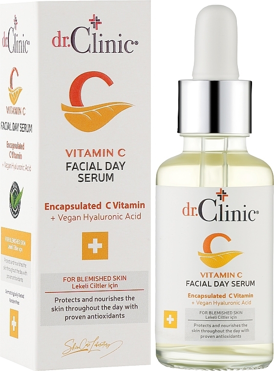 Aufhellendes Gesichtsserum mit Vitamin C - Dr. Clinic Vitamin C Facial Day Serum — Bild N2