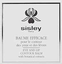 Augen- und Lippenbalsam mit botanischen Extrakten - Sisley Baume Efficace Botanical Eye and Lip Contour Balm — Bild N4