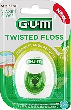 Düfte, Parfümerie und Kosmetik Zahnseide mit Minze - G.U.M Sunstar Waxed Twisted Floss