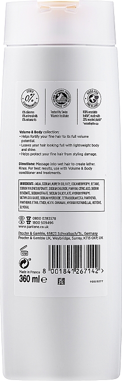 Shampoo für alle Haartypen "Kalina & Melisse" - Pantene Pro-V Volume & Body Shampoo