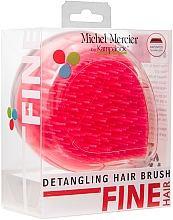 Düfte, Parfümerie und Kosmetik Kompakte Entwirrbürste rosa - Michel Mercier Travel Detangling Brush