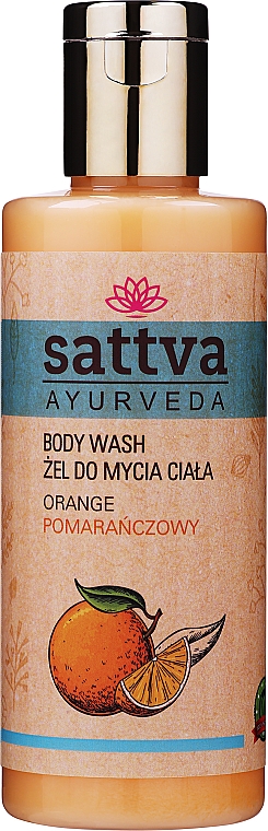 Duschgel Orange - Sattva Ayurveda Body Wash Orange — Bild N1