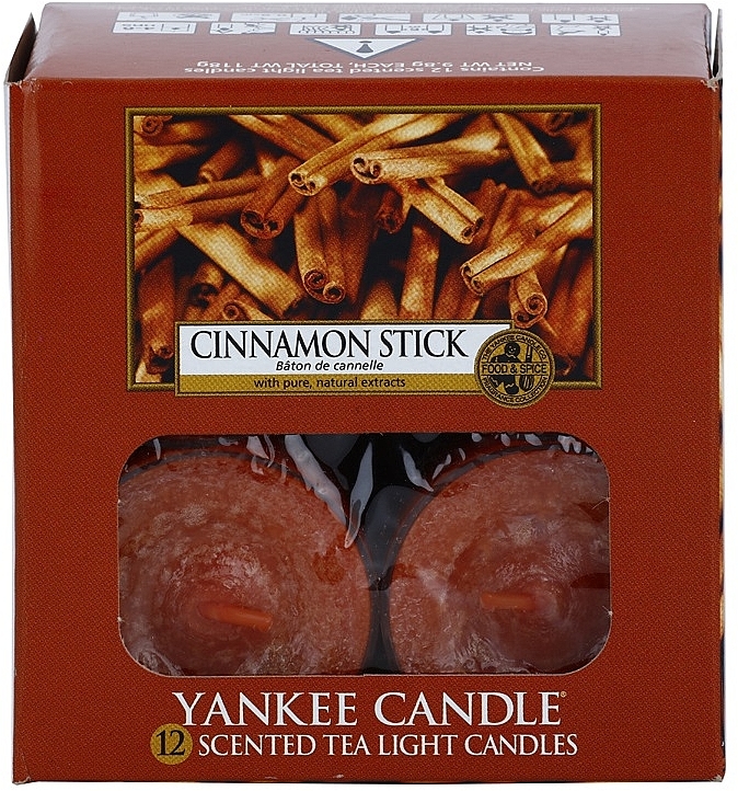 Teelichter Cinnamon Stick - Yankee Candle Cinnamon Stick Tea Light Candles — Bild N2