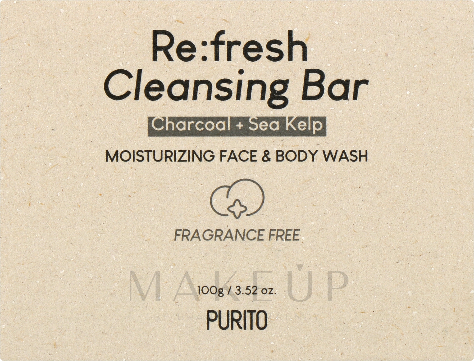 Seife für Gesicht und Körper - Purito Re:fresh Cleansing Bar — Bild 100 g