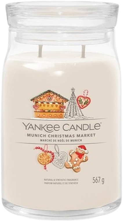 Duftkerze im Glas mit 2 Dochten Munich Christmas Market - Yankee Candle Singnature — Bild N2