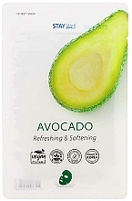Düfte, Parfümerie und Kosmetik Erfrischende Tuchmaske für das Gesicht mit Avocado- und Teebaum-Extrakt - Stay Well Avocado Face Mask