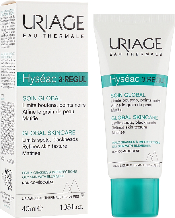 Gesichtscreme für fettige und unvollkommene Haut - Uriage Hyseac 3-Regul Global Skin Care — Bild N2