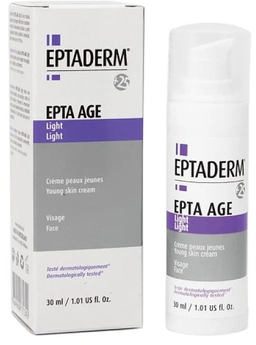 Anti-Aging Gesichtscreme  - Eptaderm Epta Age Light Young Skin Cream  — Bild N1