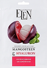 Tuchmaske für das Gesicht Mangosteen & Hyaluronic - Elen Cosmetics — Bild N1
