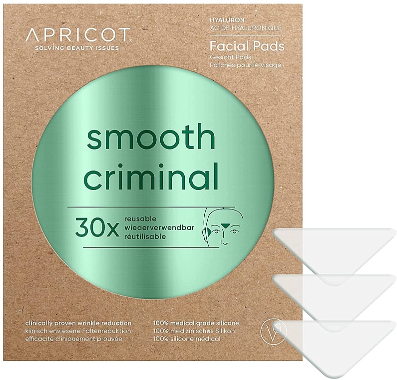 Gesichtspatches mit Hyaluronsäure - Apricot Smooth Criminal Facial Pads — Bild N1