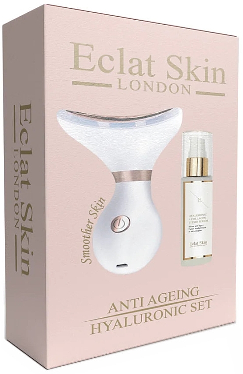 Set - Eclat Skin London Anti-Ageing Hyaluronic Acid Set (f/ser/60ml + led/system/1pcs) — Bild N1
