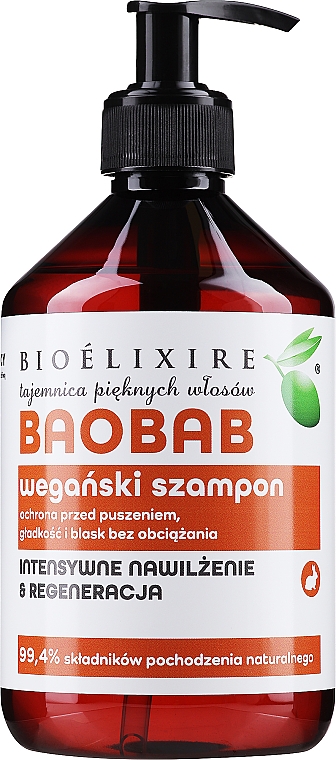 Haarshampoo mit Baobab - Bioelixire Baobab Shampoo — Bild N1