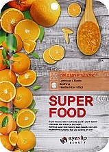 Düfte, Parfümerie und Kosmetik Tuchmaske für das Gesicht mit Orangenextrakt - Eyenlip Super Food Orange Mask